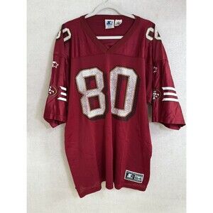 SAN FRANCISCO 49ERS  Jerry Rice football jersey Starter 54 Xxl Vintage
